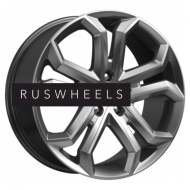 Диски КИК 8,5x19/5x114,3 ET35 D67,1 Пандора (КС466) Дарк платинум