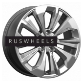 Диски КИК 7x17/5x108 ET45 D67,1 Авиор (КС936) Дарк платинум брайт