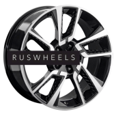 Диски Replay 8x18/5x114,3 ET30 D60,1 LX232 BKF (конус, C570)