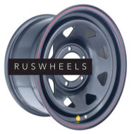 Диски Off-Road Wheels 7x16/5x139,7 ET15 D110 УАЗ Х (треуг. мелкий) Черный (с увелич.полкой)