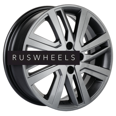 Диски Khomen Wheels 6x16/4x100 ET50 D60,1 KHW1609 (Vesta/Largus) G-Silver