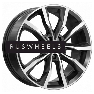 Диски КИК 7,5x18/5x114,3 ET45 D67,1 Портер (КС906) Алмаз черный