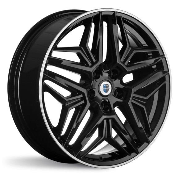 Диски КиК 7,0\R19 5*108 ET47 d60.1 Алмаз черный