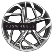 Диски Khomen Wheels 7x17/5x112 ET45 D57,1 KHW1716 (Karoq/Tiguan) Gray-FP