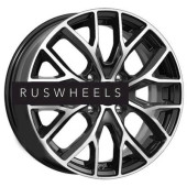 Диски КИК 6x16/4x98 ET35 D58,5 Лилиом (КС891) Алмаз черный