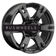 Диски LS 8x17/6x139,7 ET38 D100,1 182 BK (конус, Колпак+лого)