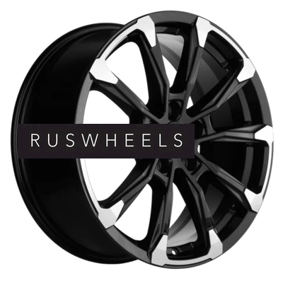 Диски Khomen Wheels 7,5x18/5x108 ET46 D63,4 KHW1808 (Tugella/Jaguar XF/F-Pace) Black-FP Диски Khomen Wheels 7,5x18/5x108 ET46 D63,4 KHW1808 (Tugella/Jaguar XF/F-Pace) Black-FP