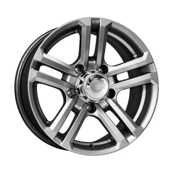 Диски КиК 7,0\R16 5*139.7 ET30 d98 Дарк платинум