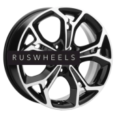 Диски Khomen Wheels 7x17/5x110 ET40 D67,1 KHW1702 (Evolute i-Joy) Black-FP