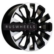 Диски Khomen Wheels 8x20/6x139,7 ET38 D67,1 KHW2010 (Pajero IV) Black-FP Диски Khomen Wheels 8x20/6x139,7 ET38 D67,1 KHW2010 (Pajero IV) Black-FP