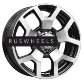 Диски КИК 7x18/5x139,7 ET35 D108,5 Намиб (КС775) Алмаз черный