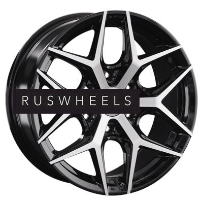 Диски LS 8x17/6x139,7 ET36 D100,1 1303 BKF (конус, Колпак+лого)