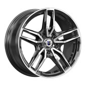 Диски КиК 8,0\R17 5*114.3 ET45 d67.1 Алмаз черный