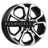 Диски КИК 6,5x17/5x114,3 ET50 D66,1 КС892 Алмаз черный