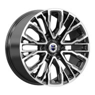 Диски КиК  Кортес (КС1102)  8,5\R19 6*139,7 ET36  d100,1  Алмаз черный  [82535]  Fb max 965 kg