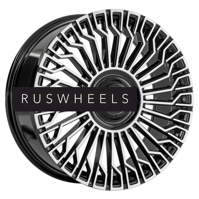 Диски LS FlowForming 9x22/6x139,7 ET45 D95,1 RC99 BKF (конус, Колпак+лого)