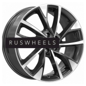 Диски КИК 7x17/5x114,3 ET38 D67,1 Роквуд (КС900) Алмаз черный