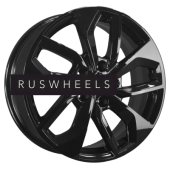Диски Khomen Wheels 7x17/5x114,3 ET45 D60,1 KHW1703 (Changan/Geely/Lexus/Toyota) Black