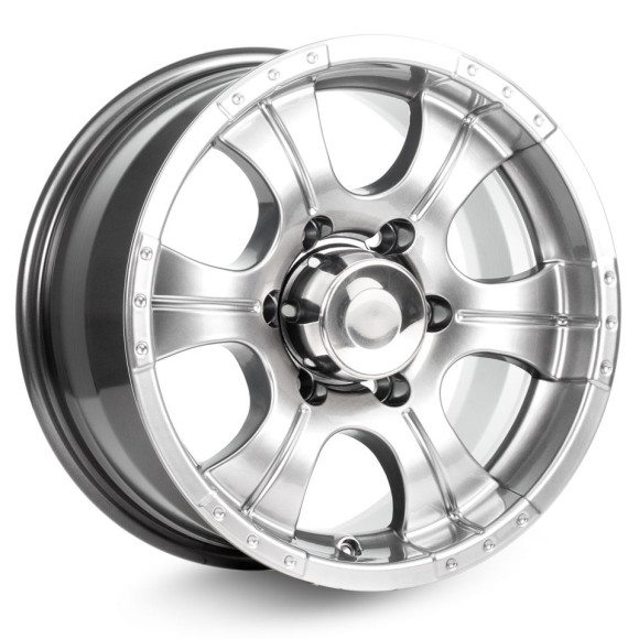 Диски КиК  Байконур Джип-рейд (КС465)  8,0\R16 5*139,7 ET-15  d110,1  Дарк платинум  [73091]