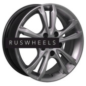 Диски КИК 6x16/5x112 ET45 D66,6 Samara (КС866) Дарк платинум Диски КИК 6x16/5x112 ET45 D66,6 Samara (КС866) Дарк платинум