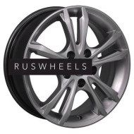 Диски КИК 6x16/5x112 ET45 D66,6 Samara (КС866) Дарк платинум Диски КИК 6x16/5x112 ET45 D66,6 Samara (КС866) Дарк платинум