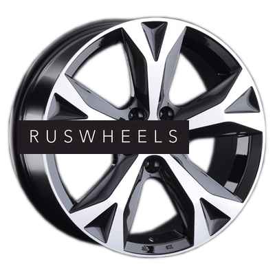 Диски Replay 7,5x18/5x114,3 ET35 D60,1 LX57 BKF (конус, C570)