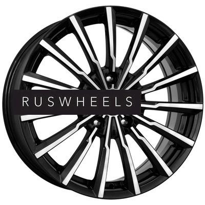 Диски КИК 7x17/5x114,3 ET45 D66,1 Акцент (КС562) Алмаз черный