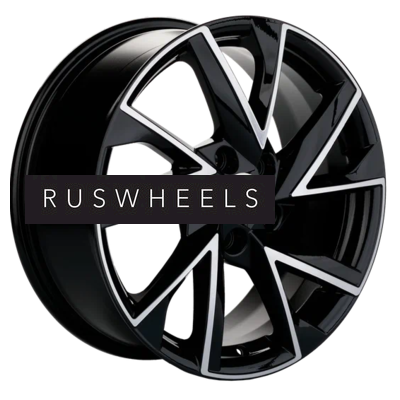 Диски Khomen Wheels 7x17/5x114,3 ET45 D60,1 KHW1714 (Changan CS55/CS75 FL) Black-FP