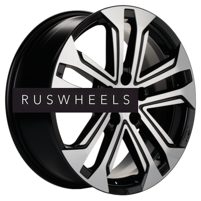 Диски Khomen Wheels 7x18/5x108 ET46 D63,4 KHW1803 (Tugella) Black-FP Диски Khomen Wheels 7x18/5x108 ET46 D63,4 KHW1803 (Tugella) Black-FP
