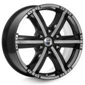 Диски КиК 8,0\R18 6*139.7 ET25 d106.1 Алмаз черный Диски КиК 8,0\R18 6*139.7 ET25 d106.1 Алмаз черный