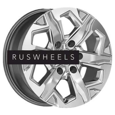 Диски КИК 7,5x17/6x139,7 ET36 D100,1 Тейт (КС1050) Дарк платинум