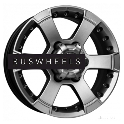 Диски КИК 7x16/6x139,7 ET38 D108,1 M56 (КС593) Дарк платинум Диски КИК 7x16/6x139,7 ET38 D108,1 M56 (КС593) Дарк платинум