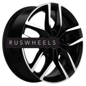 Диски Khomen Wheels 6,5x17/5x112 ET38 D57,1 KHW1708 (Kodiaq/Tiguan) Black-FP