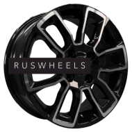 Диски Khomen Wheels 5,5x14/4x100 ET38 D67,1 KHW1406 (Accent/Getz/i20) Black-FP