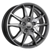 Диски КиК 6.5\R16 5*112 ET46 d57.1 Дарк платинум Диски КиК 6.5\R16 5*112 ET46 d57.1 Дарк платинум