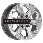 Диски КИК 7,5x17/6x114,3 ET30 D66,1 Тейт (КС1050) Дарк платинум