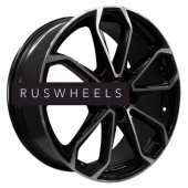Диски Khomen Wheels 7x18/5x112 ET43 D57,1 KHW1816 (Kodiaq/Tiguan/Audi Q3) Black-FP Диски Khomen Wheels 7x18/5x112 ET43 D57,1 KHW1816 (Kodiaq/Tiguan/Audi Q3) Black-FP