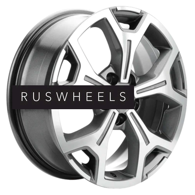 Диски Khomen Wheels 6,5x17/5x114,3 ET40 D64,1 KHW1710 (Haval F7/F7x) Gray-FP