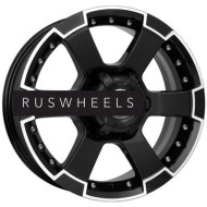 Диски КИК 7x16/6x139,7 ET20 D110,1 M56 (КС593) Алмаз черный Диски КИК 7x16/6x139,7 ET20 D110,1 M56 (КС593) Алмаз черный