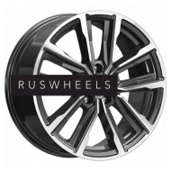 Диски КИК 7,5x17/5x114,3 ET40 D66,1 Лацио (КС964) Алмаз черный