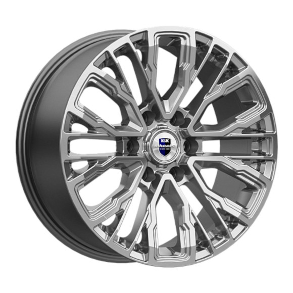 Диски КиК 8.5\R19 6*139.7 ET30 d106.1 Дарк платинум Диски КиК 8.5\R19 6*139.7 ET30 d106.1 Дарк платинум