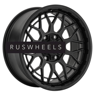 Диски LS Forged 9x17/6x139,7 ET20 D106,1 LS FG52 MB (конус, Колпак+лого)