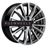 Диски Khomen Wheels 6,5x16/5x112 ET39,5 D66,6 KHW1611 (Actyon) G-Silver-FP
