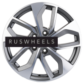 Диски Khomen Wheels 7x17/5x110 ET46 D63,3 KHW1703 (Changan CS35 Plus) Gray-FP Диски Khomen Wheels 7x17/5x110 ET46 D63,3 KHW1703 (Changan CS35 Plus) Gray-FP