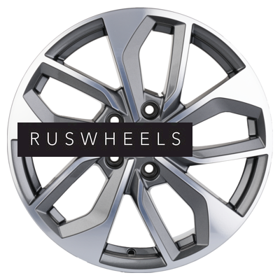 Диски Khomen Wheels 7x17/5x110 ET46 D63,3 KHW1703 (Changan CS35 Plus) Gray-FP Диски Khomen Wheels 7x17/5x110 ET46 D63,3 KHW1703 (Changan CS35 Plus) Gray-FP