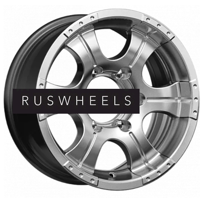 Диски КИК 7x15/6x139,7 ET20 D108,5 Байконур (КС473) Дарк платинум