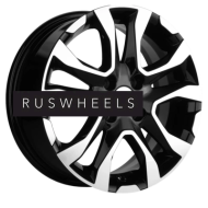 Диски Khomen Wheels 6x15/4x100 ET50 D60,1 KHW1503 (Vesta) Black-FP
