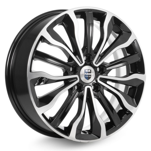 Диски КиК 6.5\R17 5*114.3 ET50 d66.1 Алмаз черный