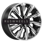 Диски КИК 7,5x19/5x114,3 ET35 D60,1 Галего (КС1039) Алмаз черный