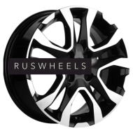 Диски Khomen Wheels 6x15/4x100 ET39 D56,6 KHW1503 (Cobalt) Black-FP